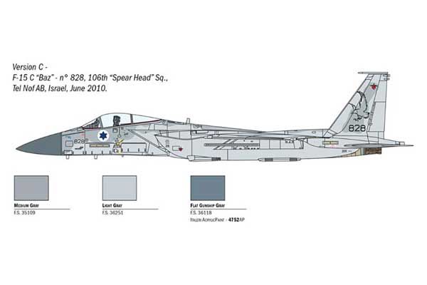 F-15C Eagle (ITALERI 1415) 1/72