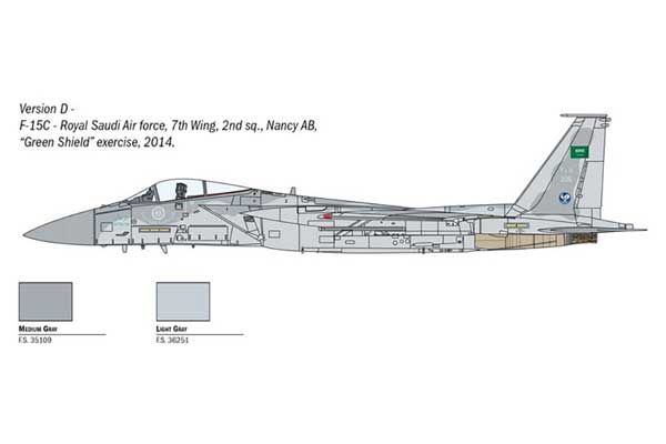 F-15C Eagle (ITALERI 1415) 1/72