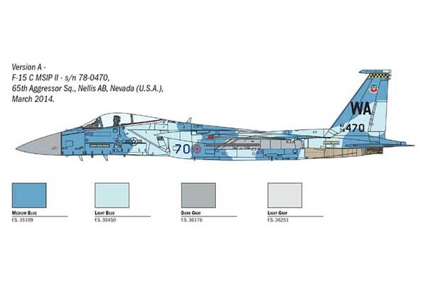 F-15C Eagle (ITALERI 1415) 1/72