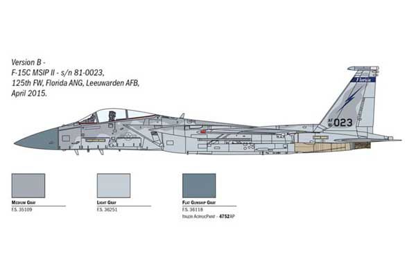 F-15C Eagle (ITALERI 1415) 1/72