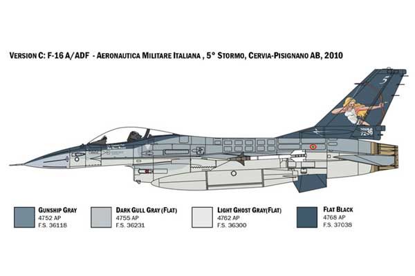 F-16 A Fighting Falcon (ITALERI 2786) 1/48