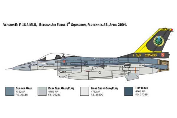 F-16 A Fighting Falcon (ITALERI 2786) 1/48