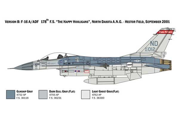 F-16 A Fighting Falcon (ITALERI 2786) 1/48