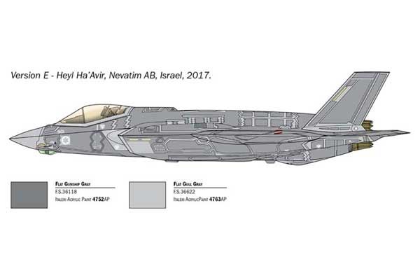 F-35 A Lightning II CTOL version (ITALERI 1409) 1/72