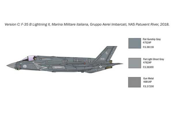 F-35 B Lightning II STOVL version (ITALERI 1425) 1/72