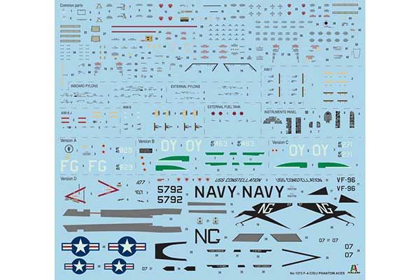 F-4 C/D/J Phantom II (ITALERI 1373) 1/72