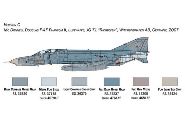 F-4E/F Phantom II (ITALERI 1448) 1/72