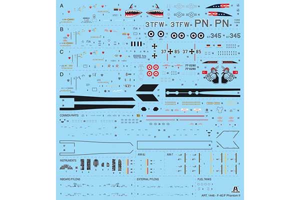 F-4E/F Phantom II (ITALERI 1448) 1/72