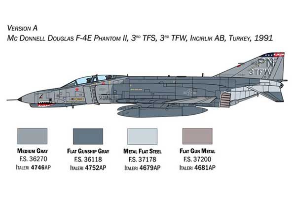 F-4E/F Phantom II (ITALERI 1448) 1/72