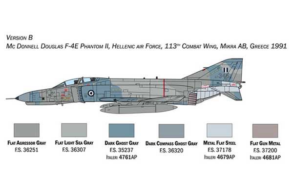 F-4E/F Phantom II (ITALERI 1448) 1/72