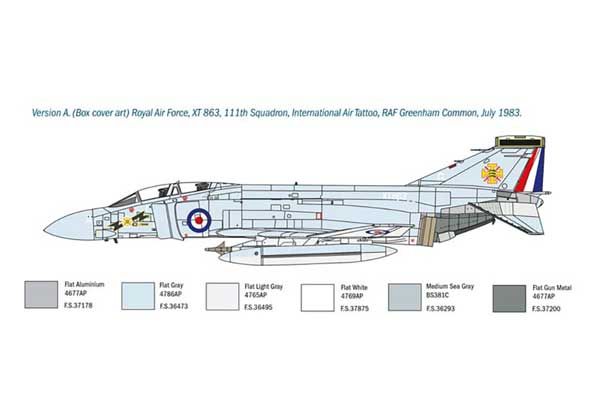 F-4M PHANTOM FG.1 (ITALERI 1434) 1/72