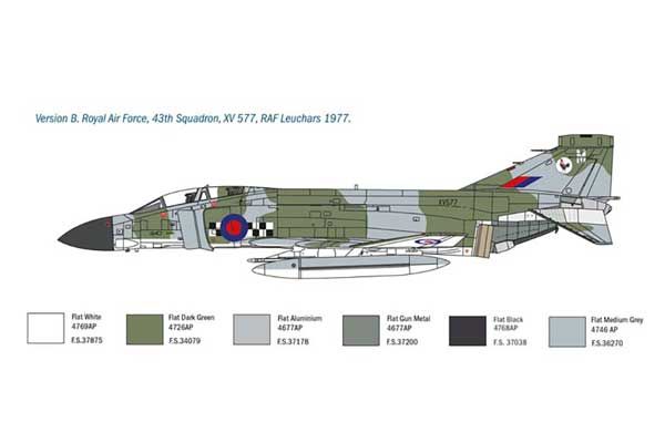 F-4M PHANTOM FG.1 (ITALERI 1434) 1/72