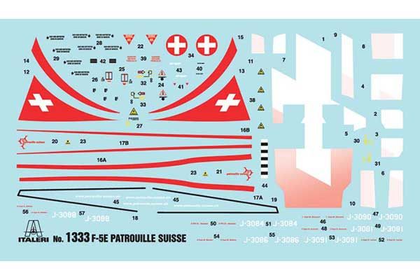 F-5E Tiger ll Patrouille Suisse (ITALERI 1333) 1/72