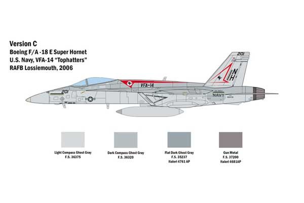 F/A-18 E Super Hornet (ITALERI 2791) 1/48