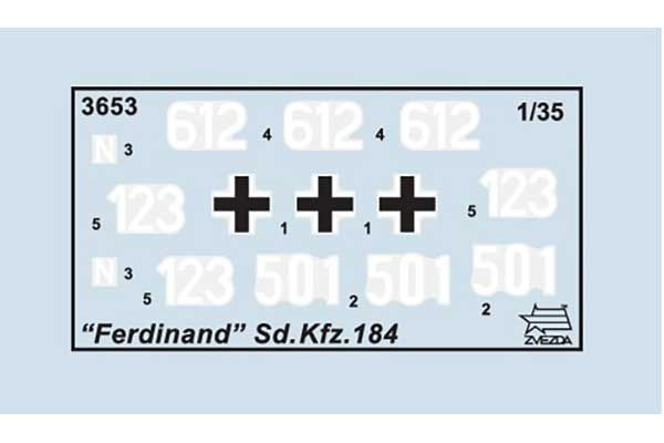 Фердінанд Sd. Kfz. 184 (ZVEZDA 3653) 1/35