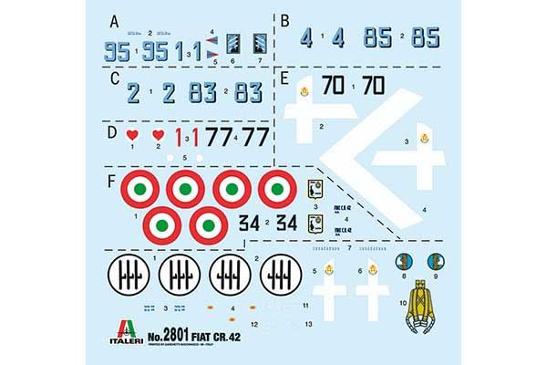 FIAT CR.42 Falco (ITALERI 2801) 1/48