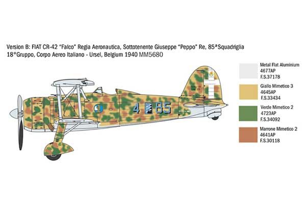 FIAT CR.42 Falco (ITALERI 2801) 1/48