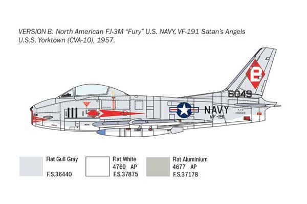 FJ-2/3 Fury (ITALERI 2811) 1/48