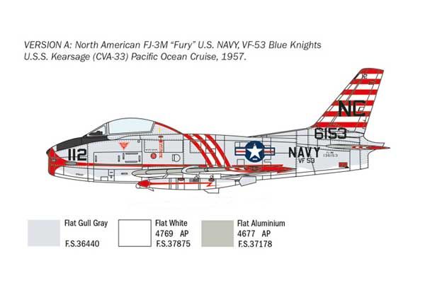 FJ-2/3 Fury (ITALERI 2811) 1/48