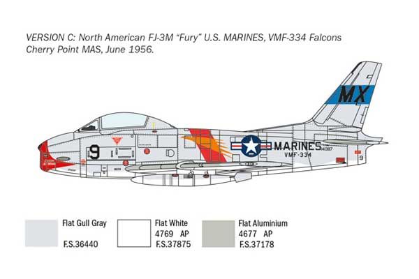 FJ-2/3 Fury (ITALERI 2811) 1/48