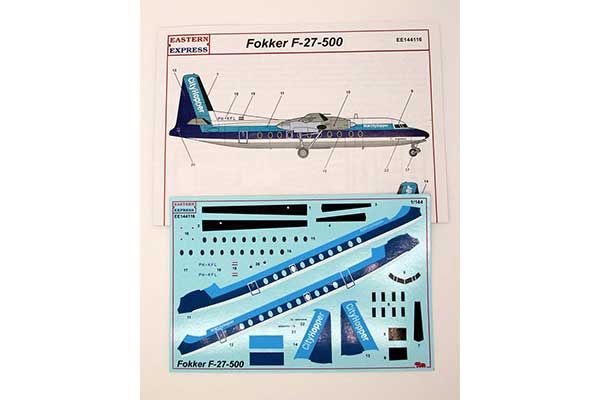 Fokker F-27-500 (Eastern Express 144116) 1/144