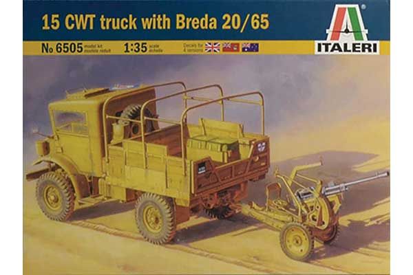 Грузовик 15 CWT с зениткой Breda 20/65 (ITALERI 6505) 1/35