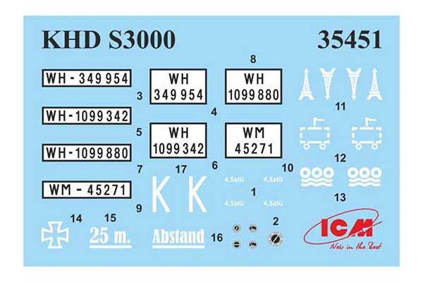 KHD S3000 (ICM 35451) 1/35