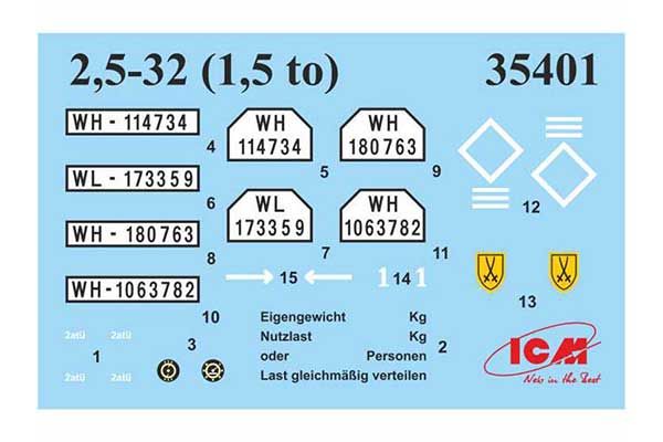 Typ 2,5-32 (1,5 ton) (ICM 35401) 1/35