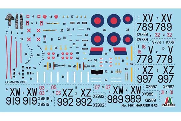 Harrier GR.3 (ITALERI 1401) 1/72