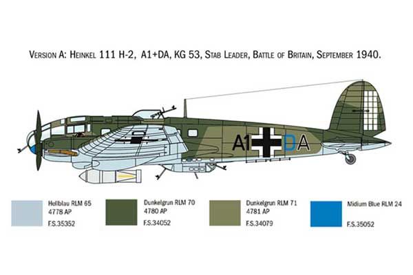 HEINKEL HE111H (ITALERI 1436) 1/72