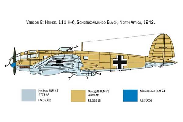 HEINKEL HE111H (ITALERI 1436) 1/72