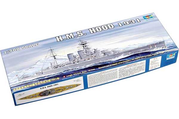 H.M.S HOOD 1931 (Trumpeter 05741) 1/700