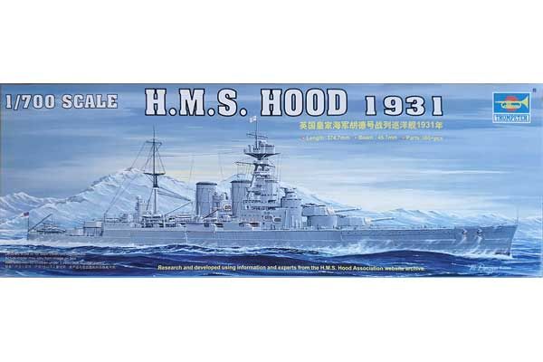 H.M.S HOOD 1931 (Trumpeter 05741) 1/700