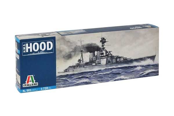 H.M.S.HOOD (ITALERI 501) 1/720