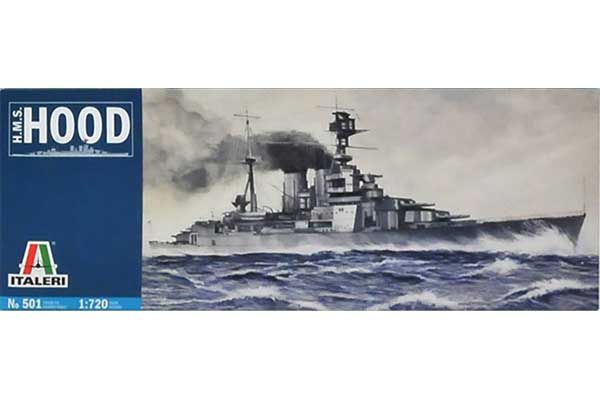 H.M.S.HOOD (ITALERI 501) 1/720