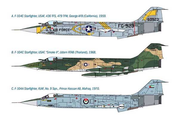 F-104 A / C Starfighter (ITALERI +1359) 1/72