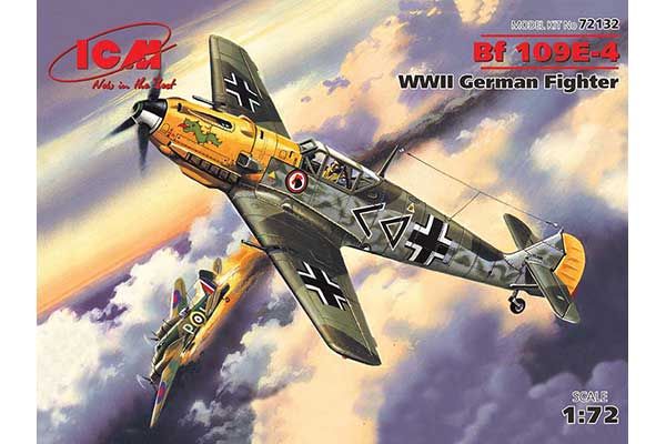 Messerchmitt Bf.109E-4 (ICM 72132) 1/72 Messerchmitt Bf.109E-4 (ICM 72132) 1/72