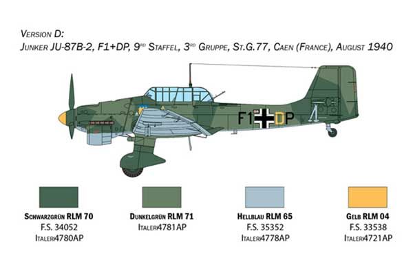 Junkers JU-87B Stuka (ITALERI 2807) 1/48