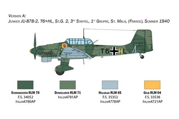 Junkers JU-87B Stuka (ITALERI 2807) 1/48