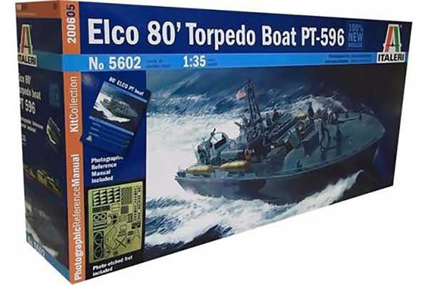 Elco 80 Torpedo Boat PT-596 (ITALERI 5602) 1/35