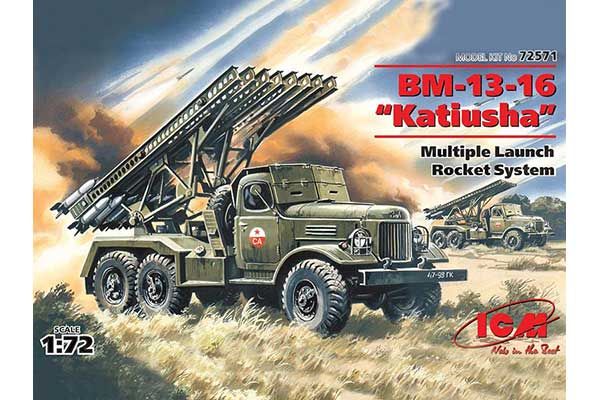 Катюша БM-13-16 (ICM 72571) 1/72