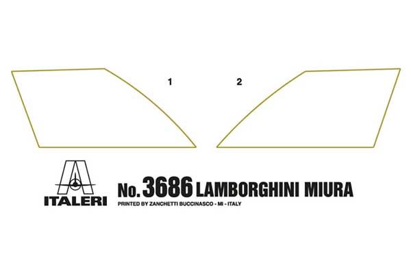 Lamborghini Miura (ITALERI 3686) 1/24