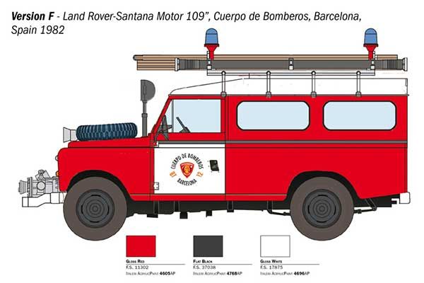 Land Rover Fire Truck (ITALERI 3660) 1/24