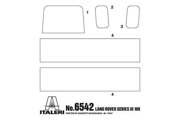 LAND ROVER SERIES III 109 "Guardia Civil" (ITALERI 6542) 1/35