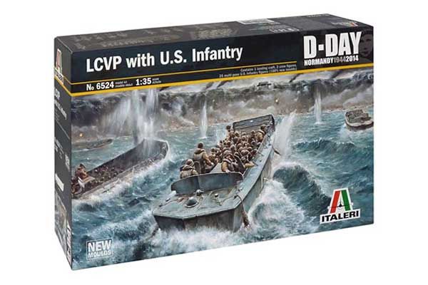 LCVP с пехотой США (ITALERI 6524) 1/35