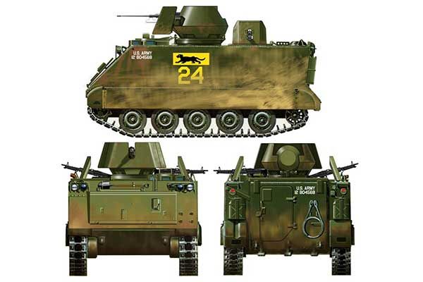 M113 ACAV с 106мм безоткатной пушкой (ITALERI 6506) 1/35