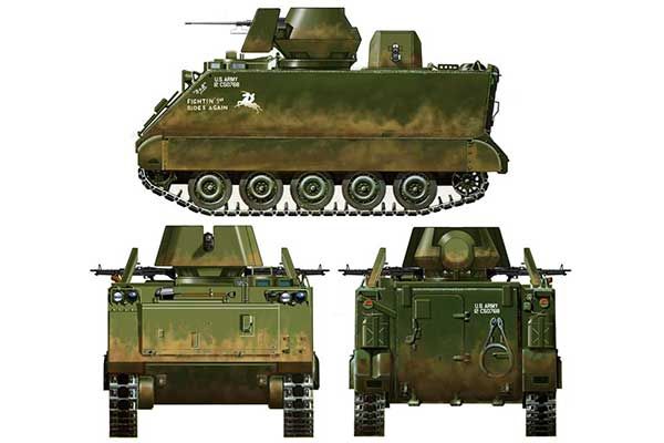 M113 ACAV с 106мм безоткатной пушкой (ITALERI 6506) 1/35