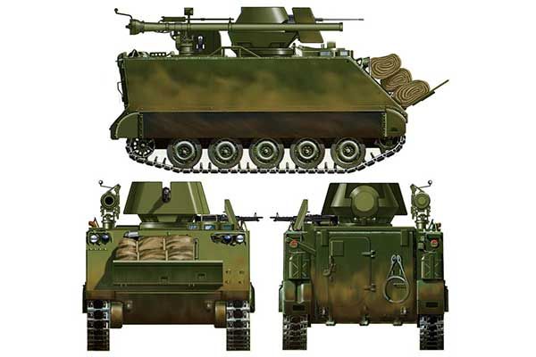 M113 ACAV с 106мм безоткатной пушкой (ITALERI 6506) 1/35