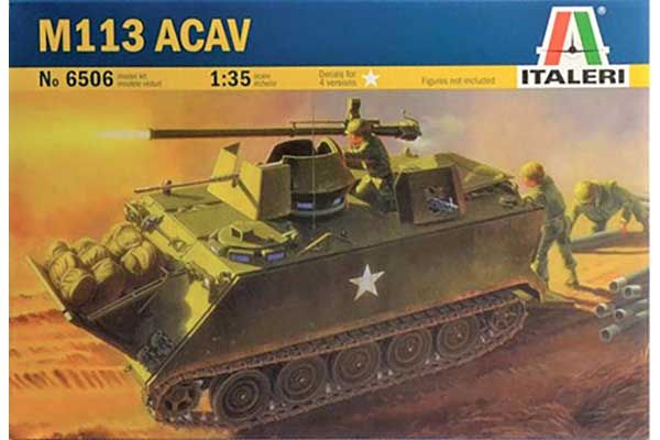 M113 ACAV с 106мм безоткатной пушкой (ITALERI 6506) 1/35 M113 ACAV с 106мм безоткатной пушкой (ITALERI 6506) 1/35