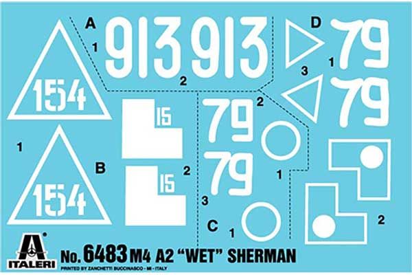 M4A2 76mm. ''WET'' SHERMAN (ITALERI 6483) 1/35